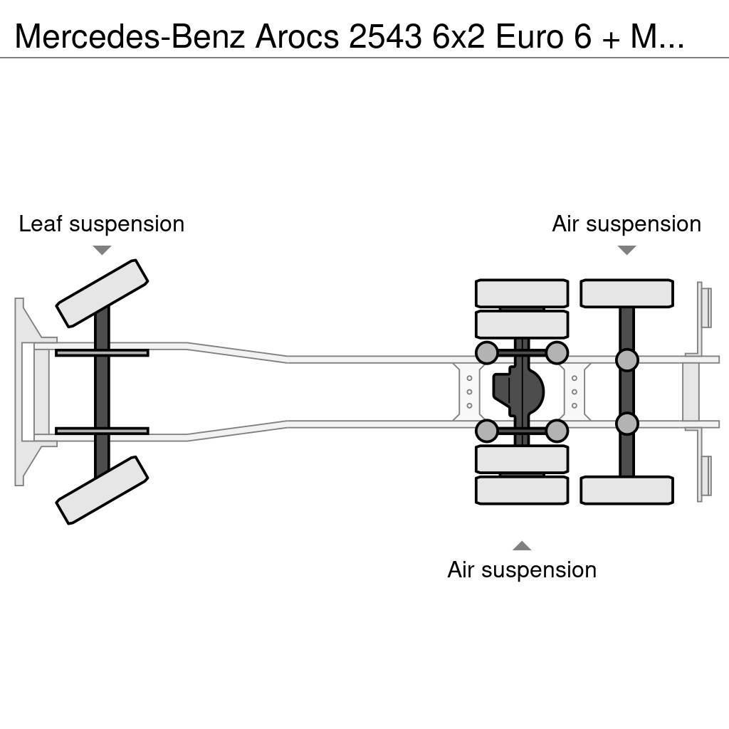 Mercedes-Benz Arocs 2543 6x2 Euro 6 + MKG HLK181 (Only 172921km Polovne dizalice za sve terene