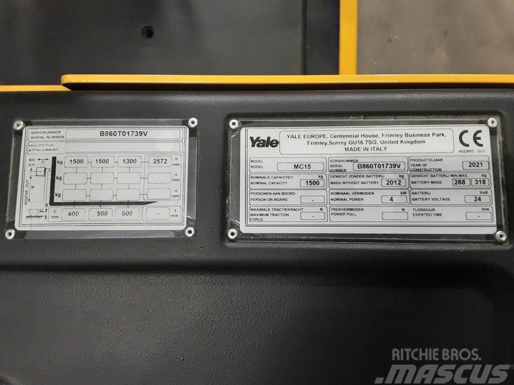 Yale MC15 Ručni električni viljuškar