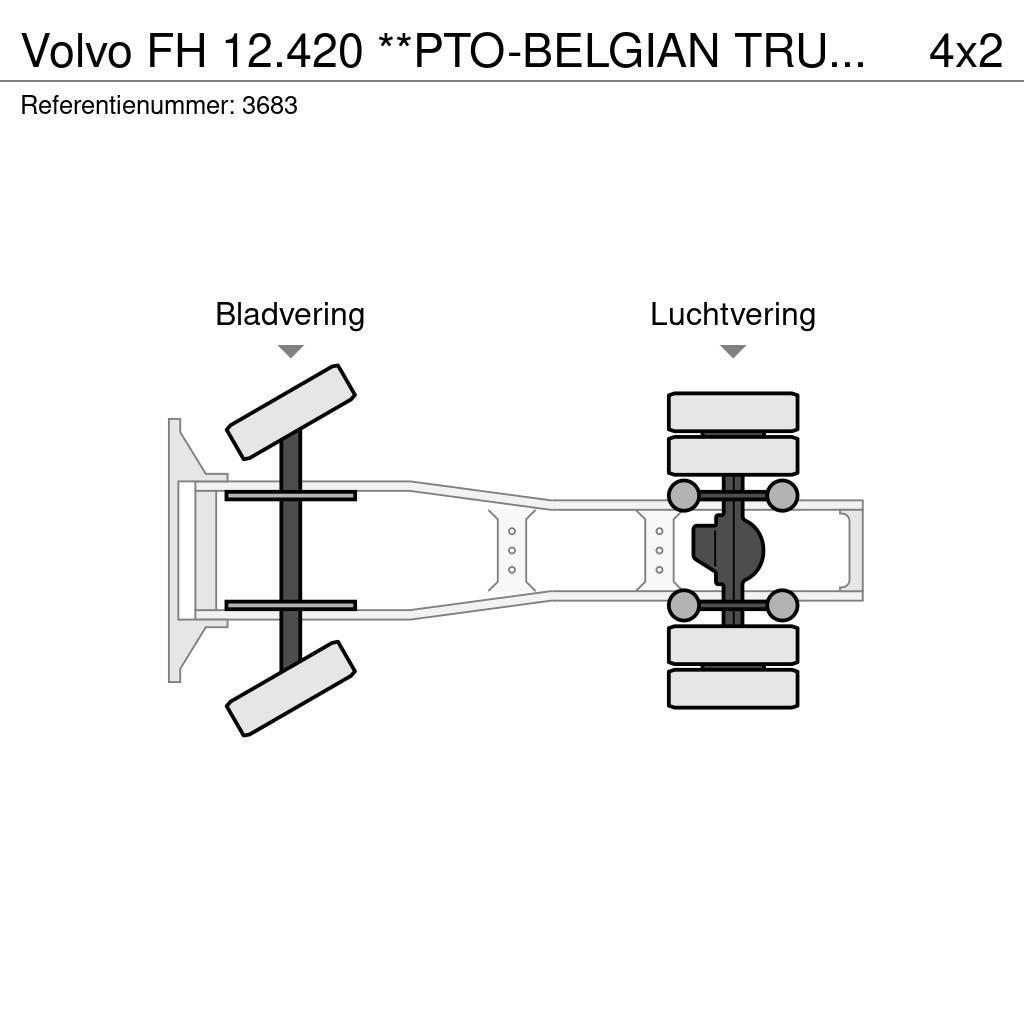 Volvo FH 12.420 **PTO-BELGIAN TRUCK-LOW MILEAGE** Tegljači