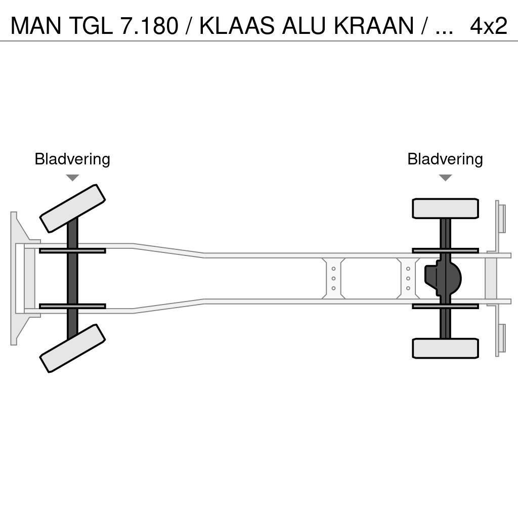 MAN TGL 7.180 / KLAAS ALU KRAAN / LOW KM / HOLLAND TRU Polovne dizalice za sve terene