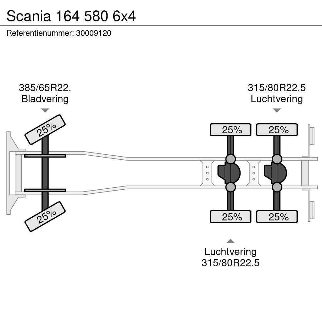 Scania 164 580 6x4 Kamioni-šasije