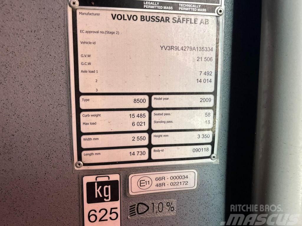Volvo B12M 8500 6x2 58 SATS / 18 STANDING / EURO 5 Gradski autobusi