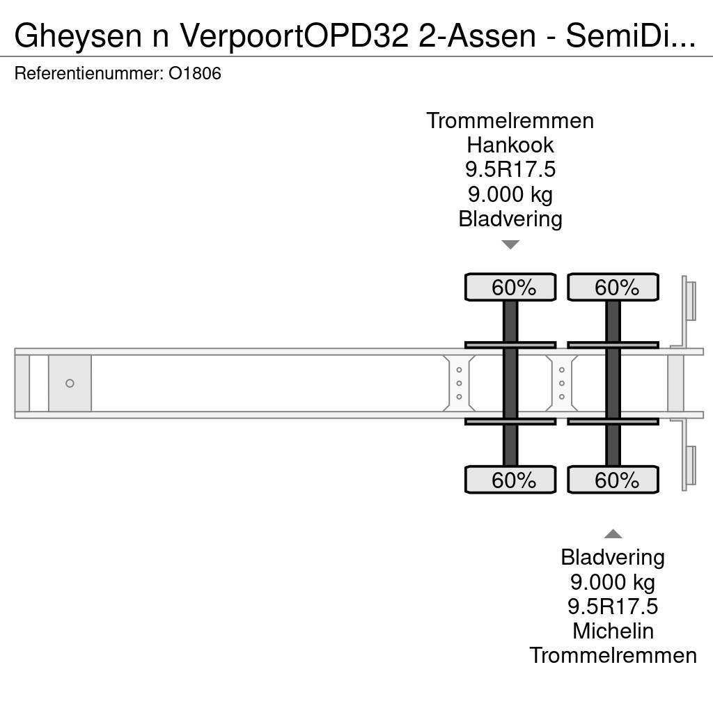  Gheysen n Verpoort OPD32 2-Assen - SemiDieplader - Poluprikolice labudice