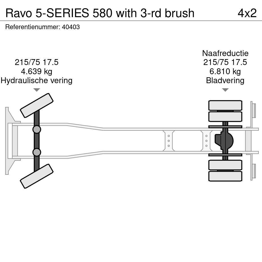 Ravo 5-SERIES 580 with 3-rd brush Polovni kamioni za čišćenje