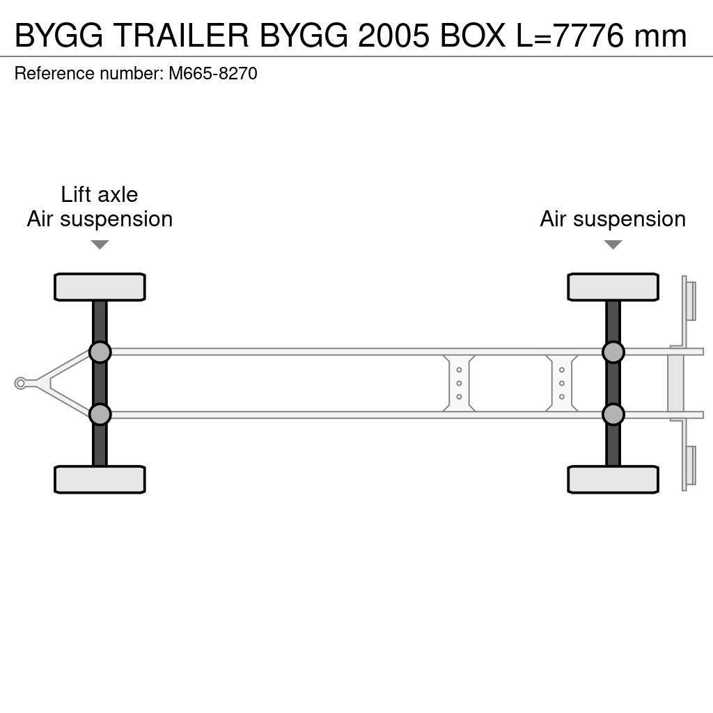  Bygg TRAILER BYGG 2005 BOX L=7776 mm Prikolice sa sandukom