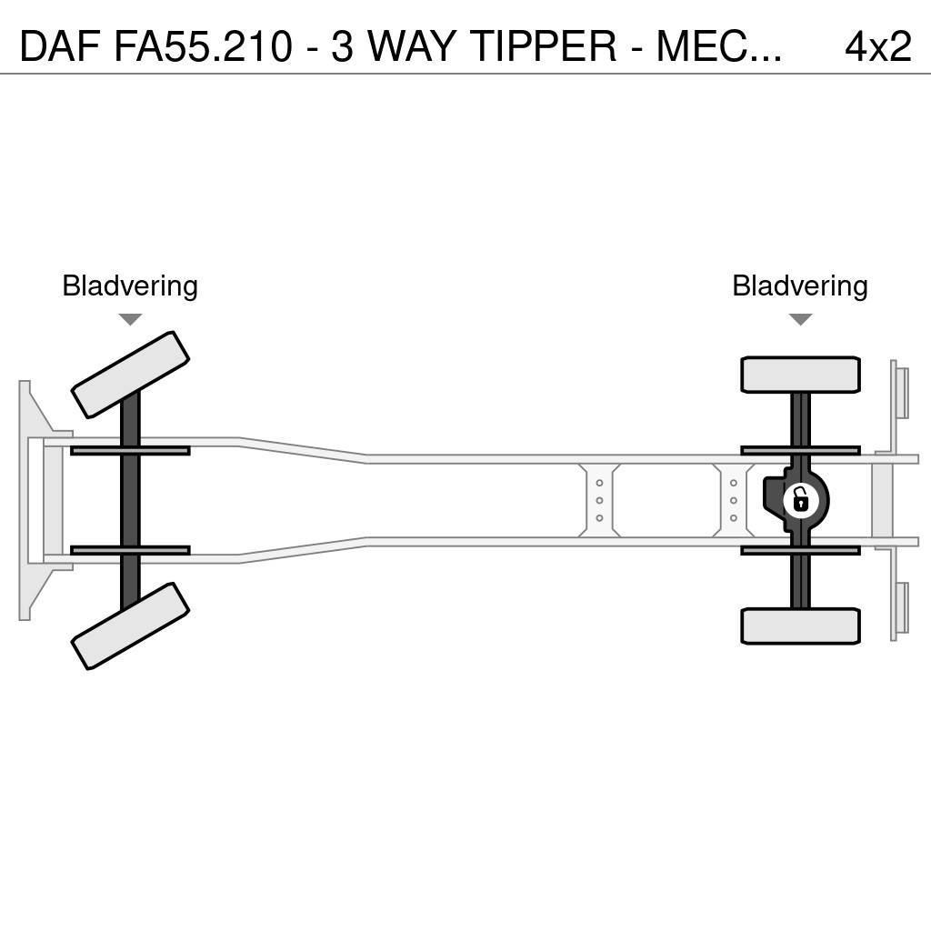 DAF FA55.210 - 3 WAY TIPPER - MECHANICAL INJECTION Kiperi kamioni