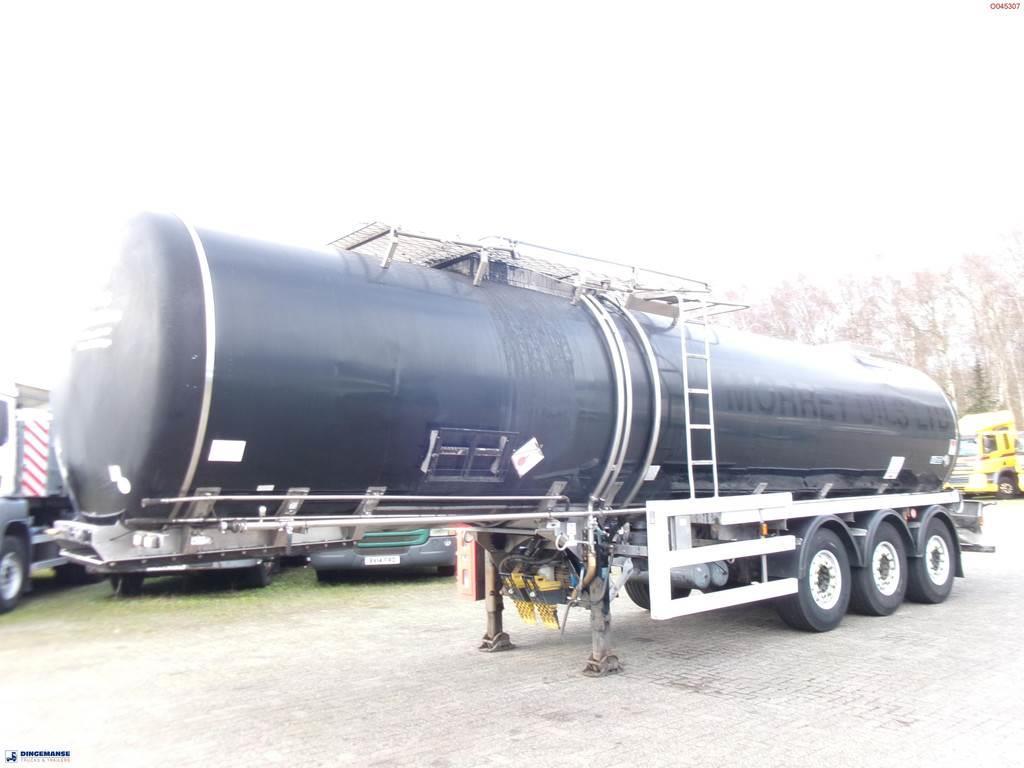 Crossland Bitumen tank inox 33 m3 / 1 comp + compressor + st Poluprikolice cisterne