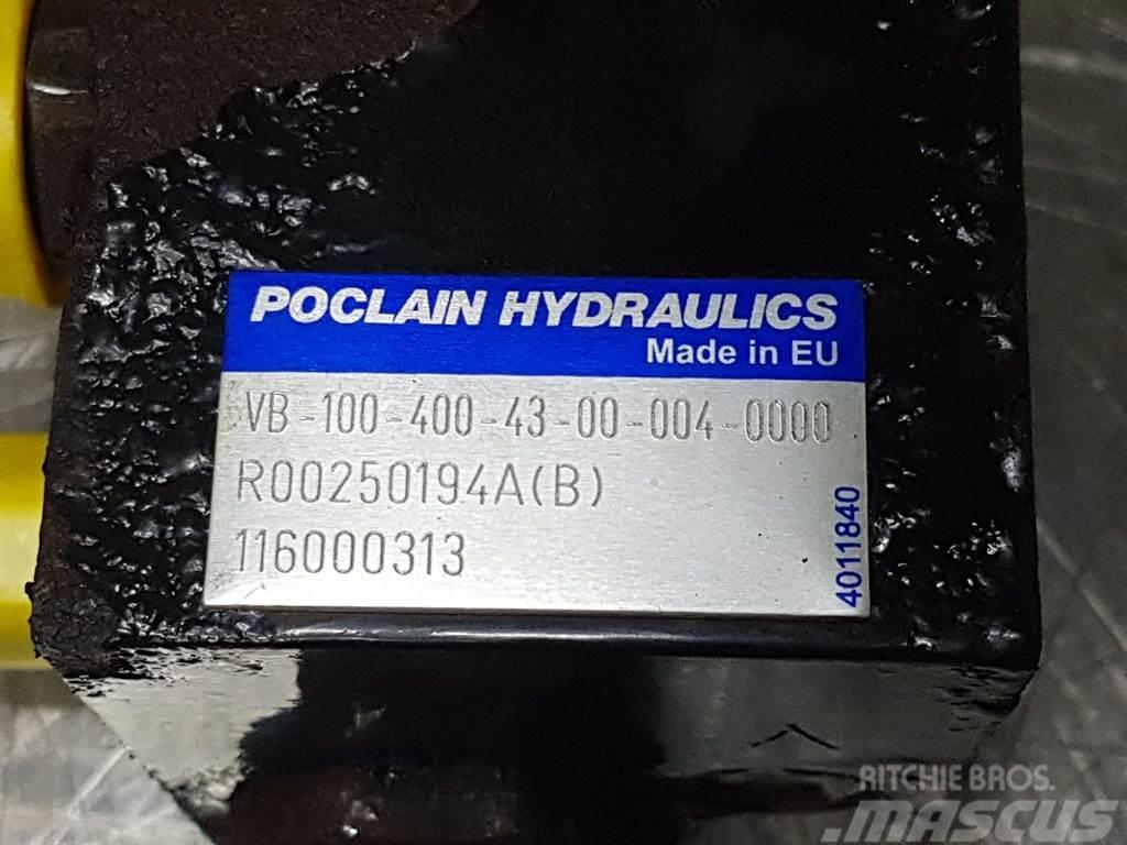 Ahlmann AZ210E-Poclain VB-100-400-43-00-004-Valve/Ventile Hidraulika