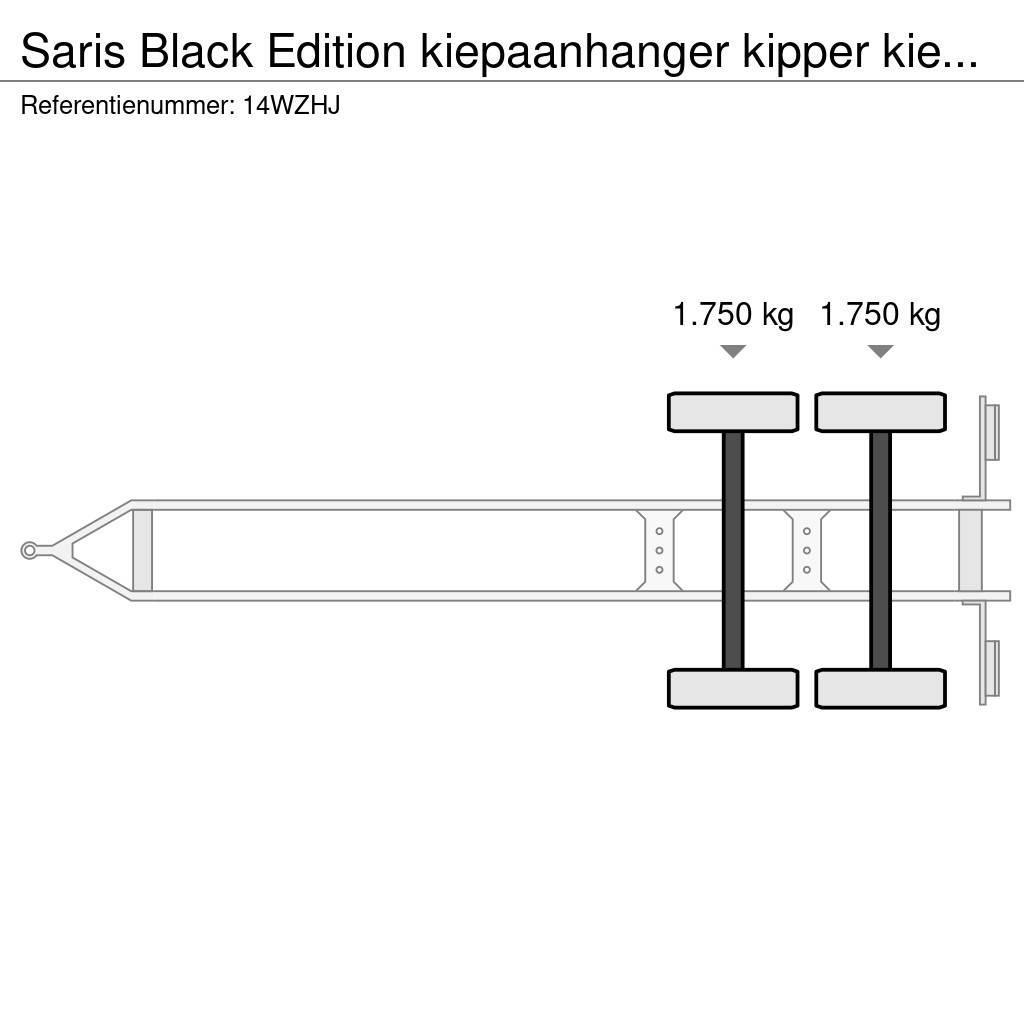 Saris Black Edition kiepaanhanger kipper kieper 3500kg H Tovarne prikolice sa ciradom