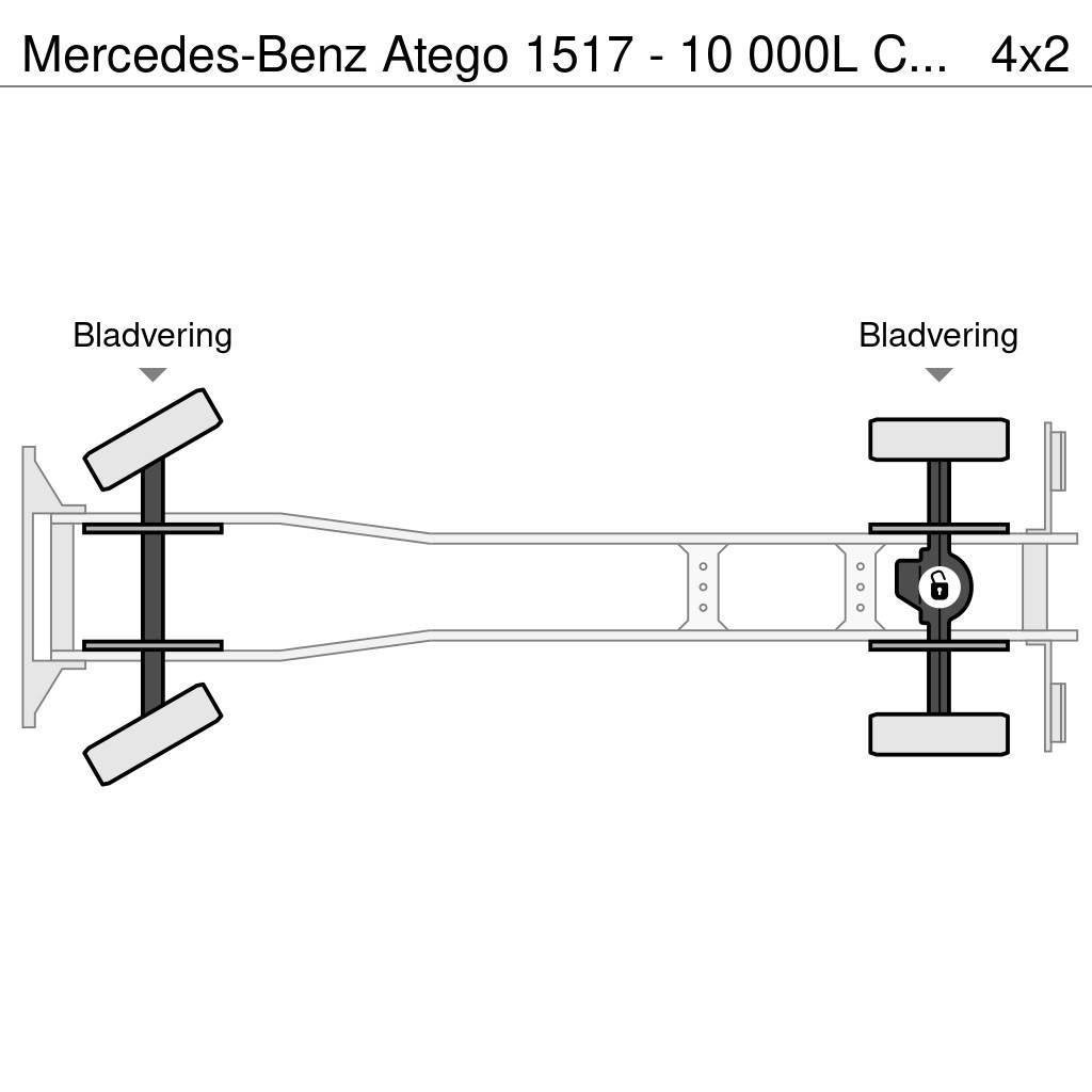 Mercedes-Benz Atego 1517 - 10 000L CARBURANT / FUEL - 4 COMP - L Kamioni cisterne