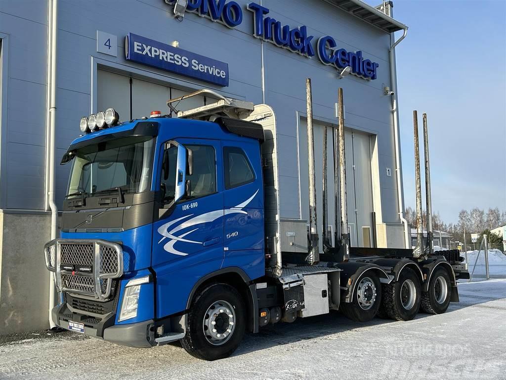 Volvo FH FH16 540 Euro 6 8x4 puuauto 2018 Kamioni za drva Šticari