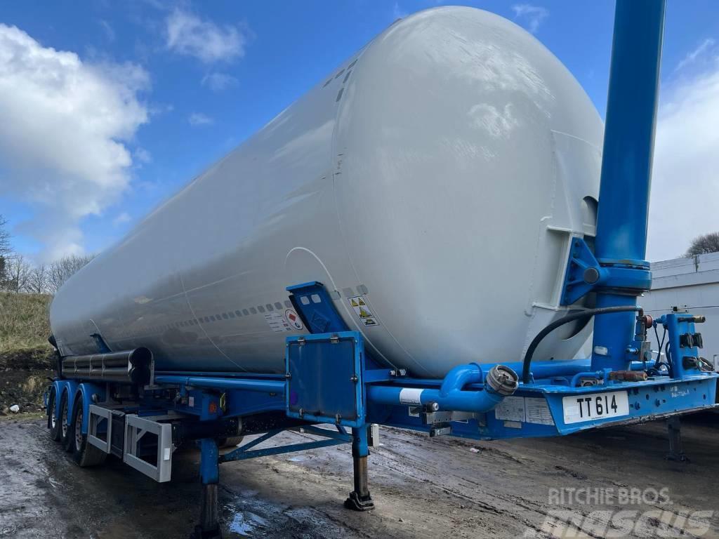 Feldbinder KIP 60.3m3 Tipping & Blowing Tanker Prikolice za cisterne