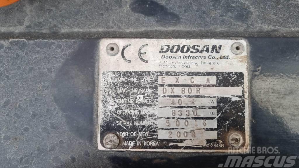 Doosan DX 80 R Midi bageri 7t – 12t