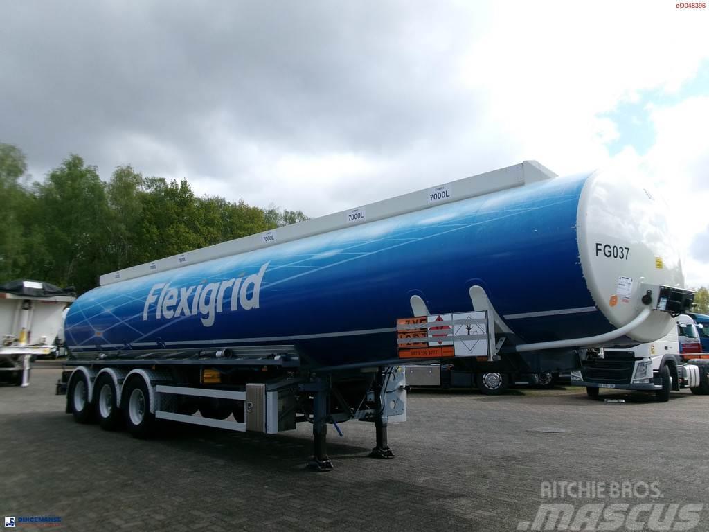 LAG Fuel tank alu 44.5 m3 / 6 comp + pump Poluprikolice cisterne