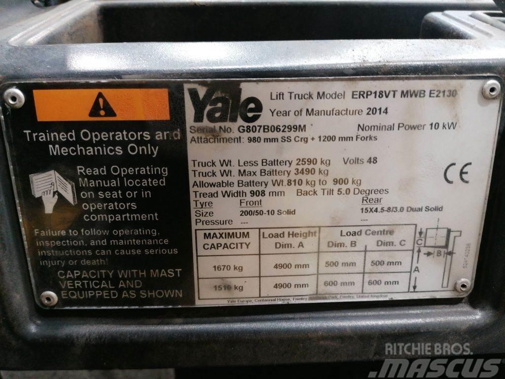 Yale ERP18VT Električni viljuškari