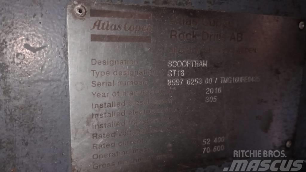 Atlas Copco Scooptram ST18 Podzemni utovarivači