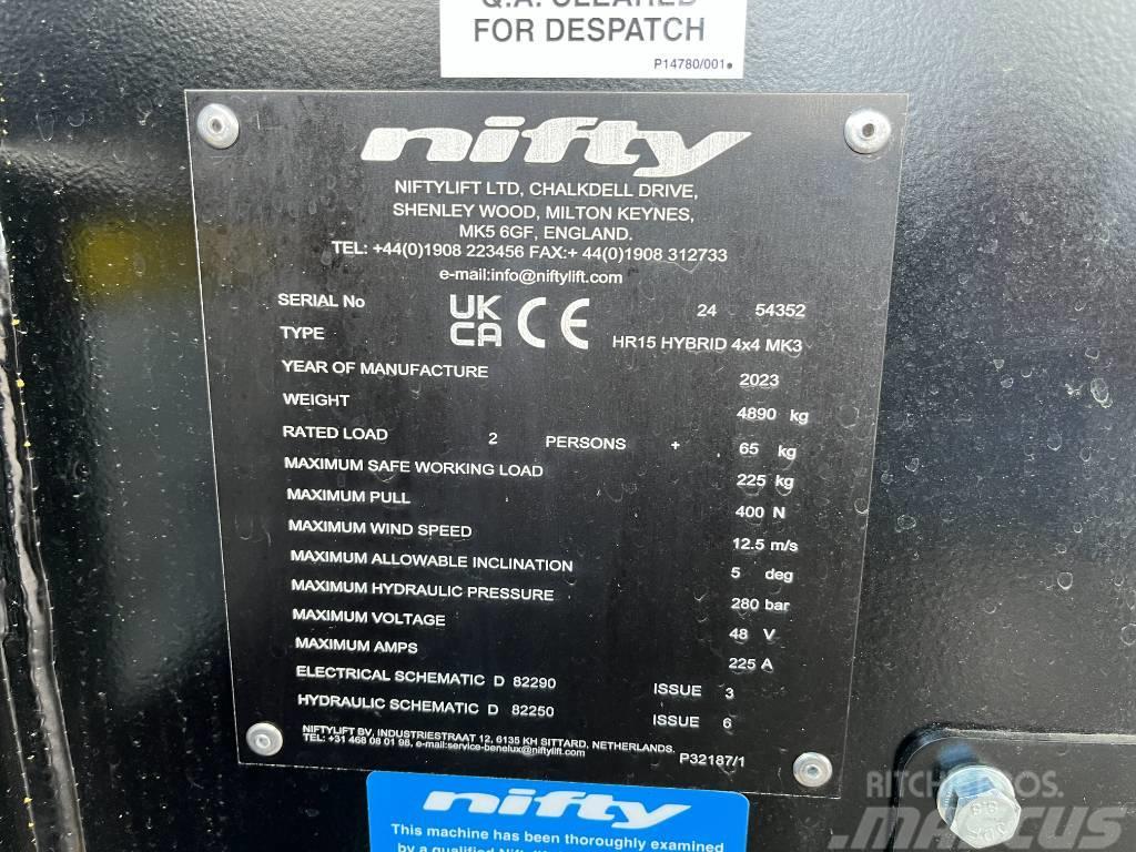 Niftylift HR 21 HYBRID Zglobne podizne platforme