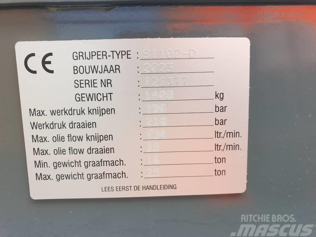 Zijtveld S1102-D sorting grapple cw40 Grabulje
