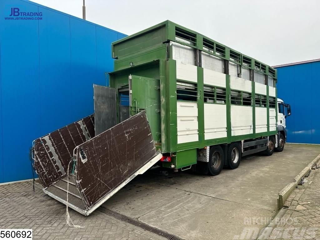 MAN TGS 35 440 8x4,EURO 5,Retarder,Animal transport,2 Kamioni za prevoz životinja