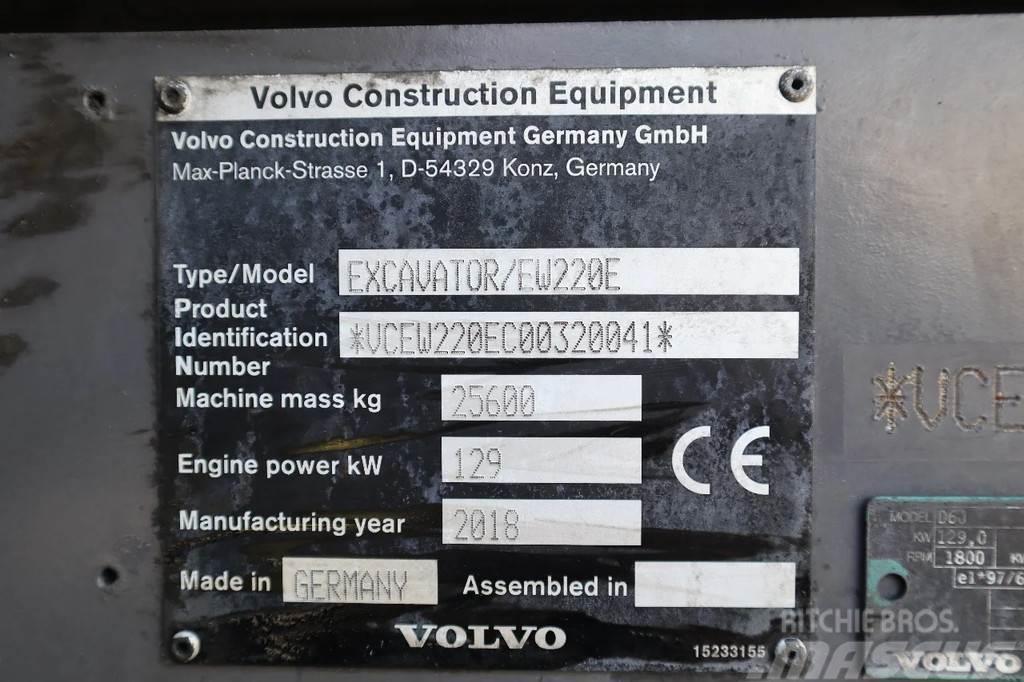 Volvo EW 220 E | TILTROTATOR | BUCKET | 2-PIECE | BSS Bageri točkaši