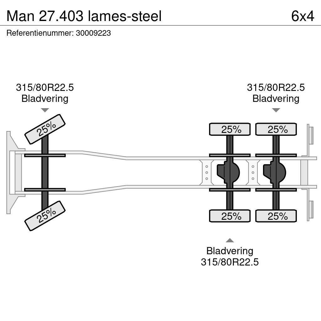 MAN 27.403 lames-steel Kamioni-šasije