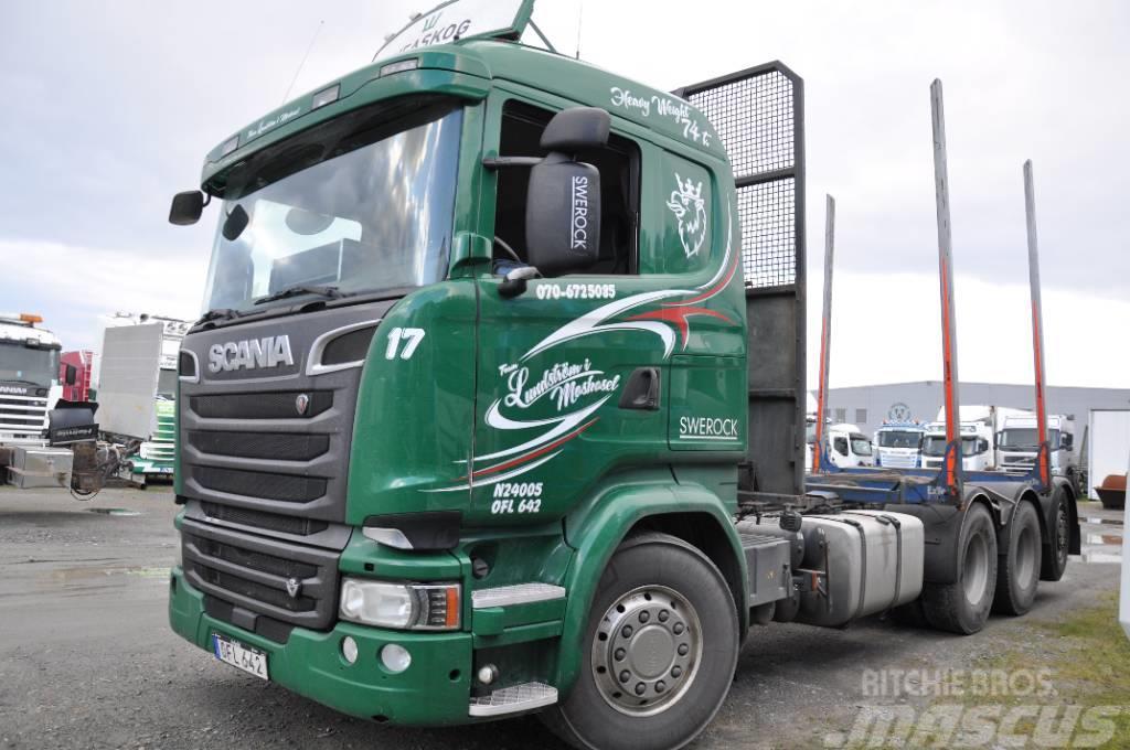 Scania R520 8X4 Euro 6 Kamioni za drva Šticari