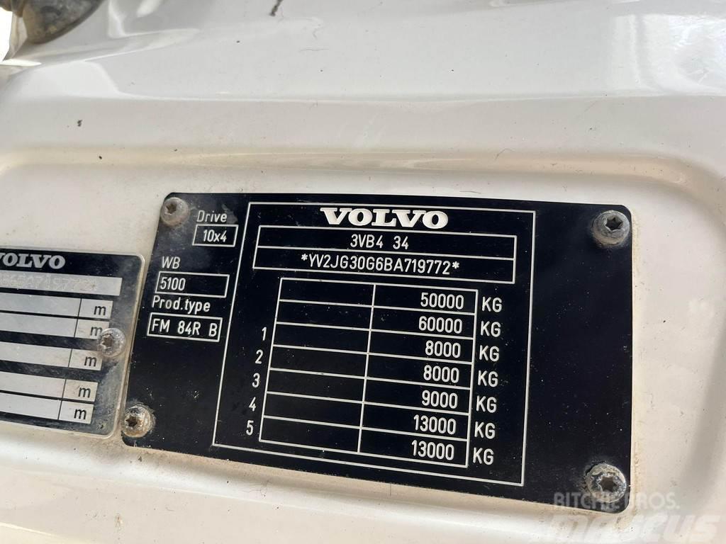Volvo FMX 500 10x4 RETARDER / FULL STEEL / BOX L=6358 mm Kiperi kamioni