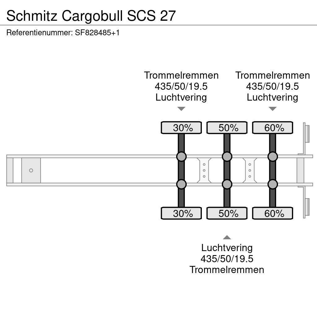 Schmitz Cargobull SCS 27 Poluprikolice sa otvorenim sandukom