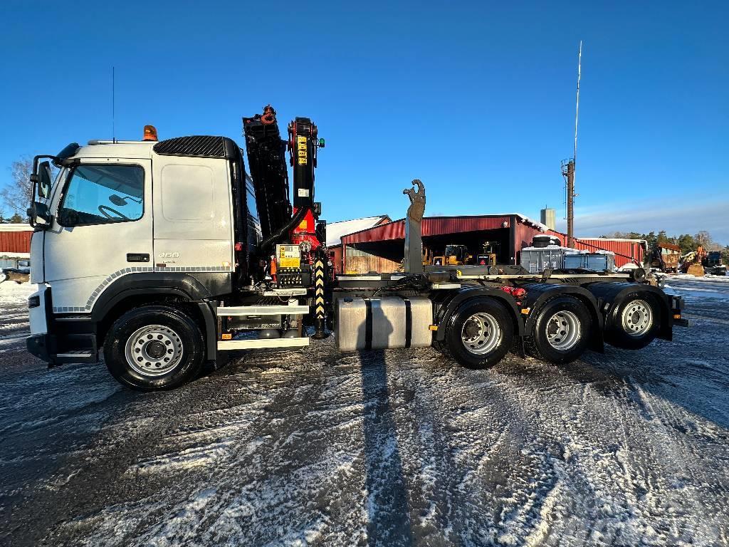 Volvo FMX 460 Rol kiper kamioni sa kukom za podizanje tereta