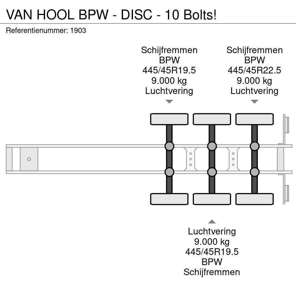 Van Hool BPW - DISC - 10 Bolts! Poluprikolice sa ciradom