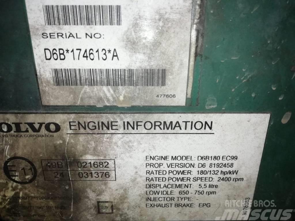 Volvo Engine D6B180 Kargo motori