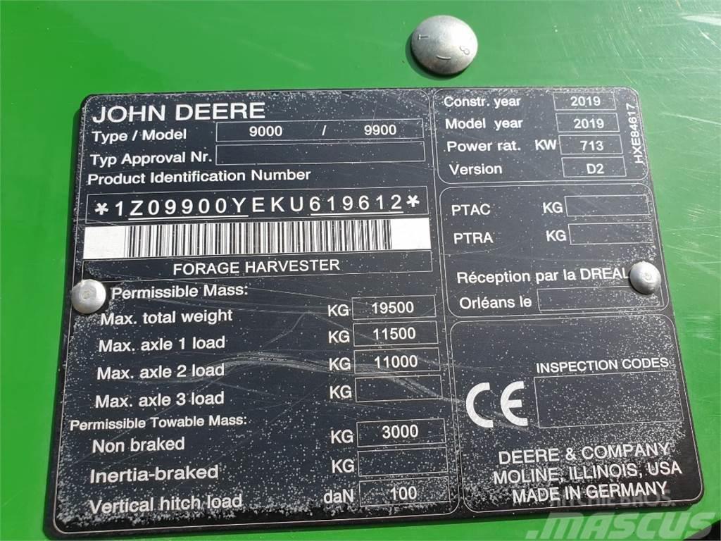 John Deere 9900 Kombajni za stočnu hranu