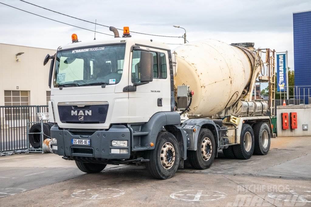 MAN TGS 32.400 BB+STETTER Kamioni mešalice za beton