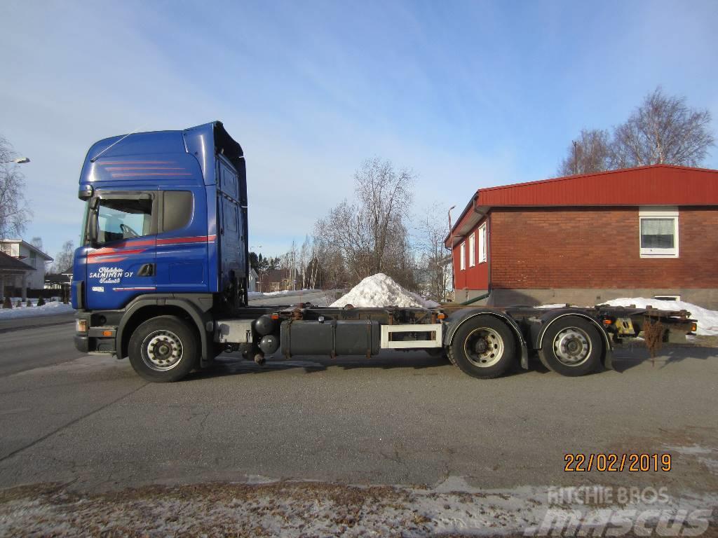 Scania R 124 LB 6X2 4700 Kontejnerski kamioni