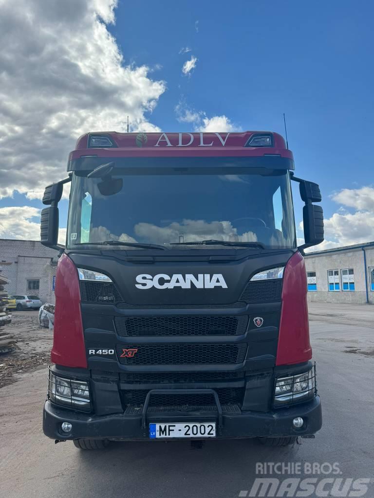 Scania R 450 Rol kiper kamioni sa kukom za podizanje tereta