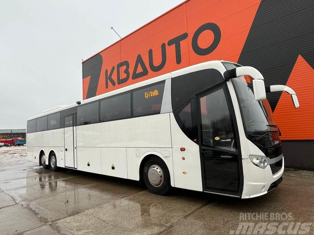 Scania K 340 6x2*4 55 SEATS / AC / AUXILIARY HEATER / WC Putnički autobusi