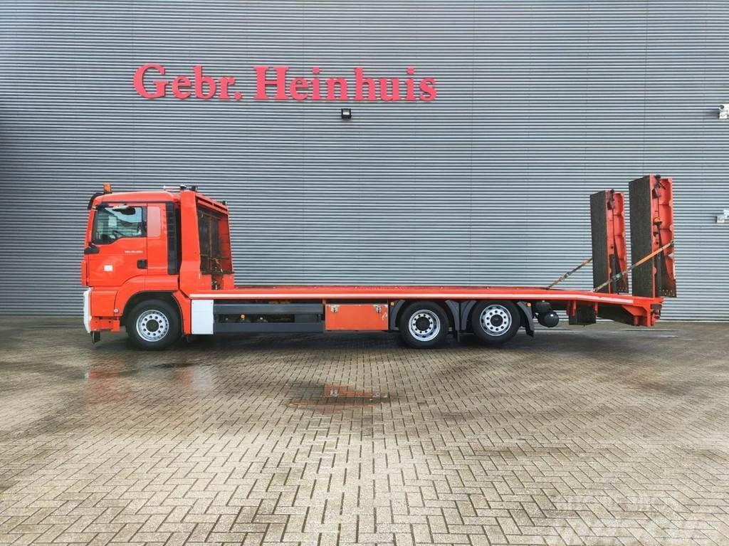 MAN TGS 26.360 6x2 Euro 5 Winch Ramps German Truck! Autotransporteri