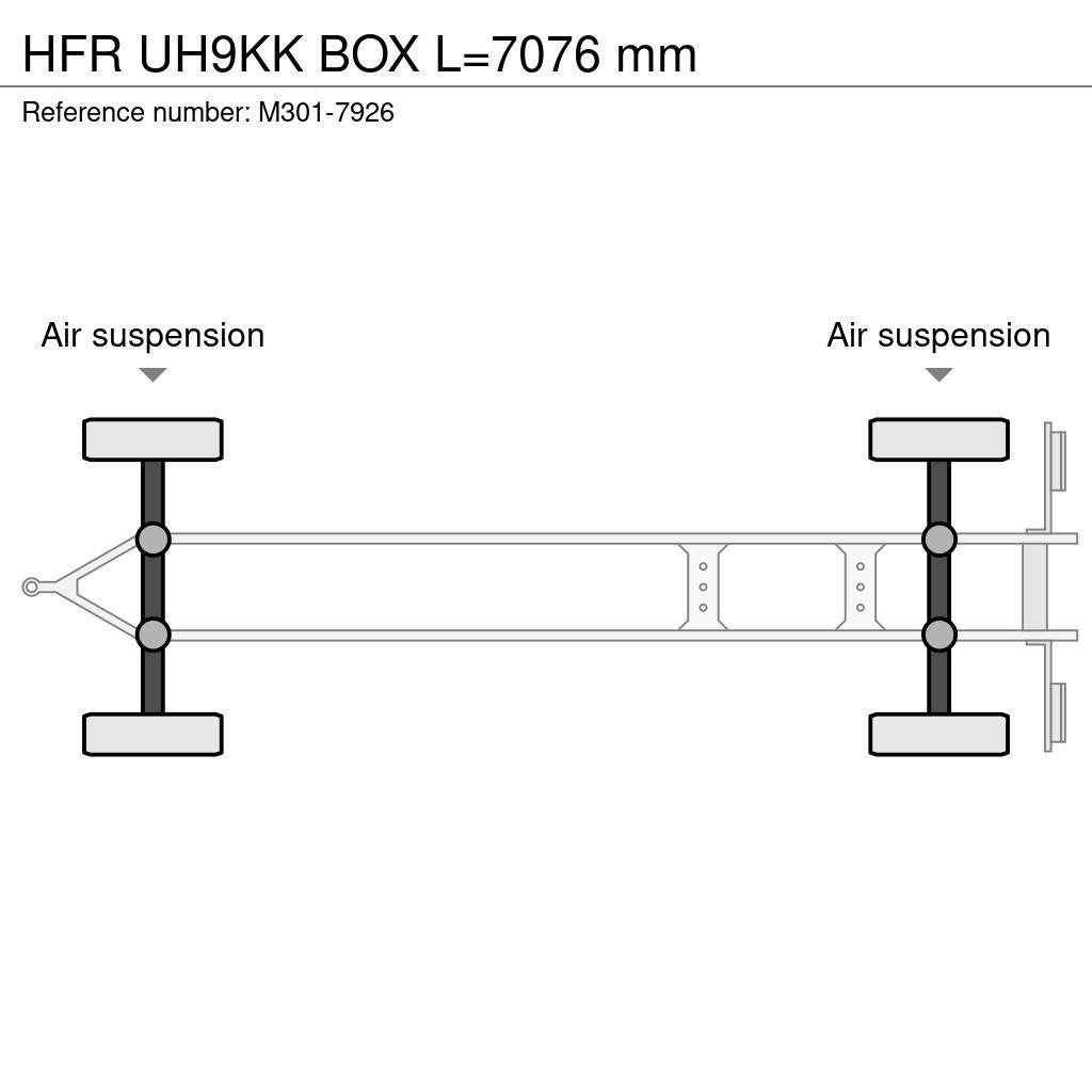 HFR UH9KK BOX L=7076 mm Prikolice sa sandukom