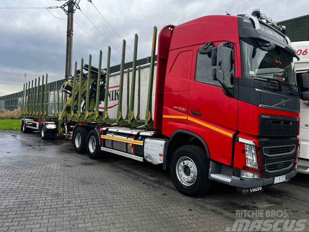 Volvo w zabudowie MHS FH Kamioni za drva Šticari