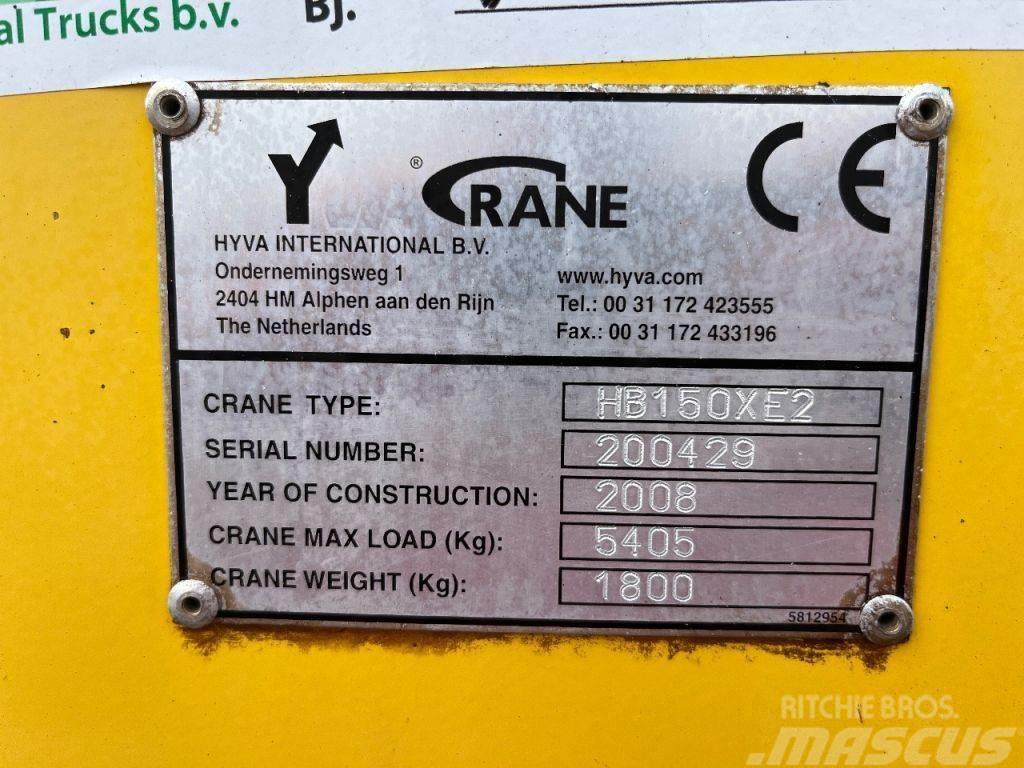 Hyva HB150 XE2 Crane / Kraan / Autolaadkraan / Ladekran Polovne dizalice za sve terene