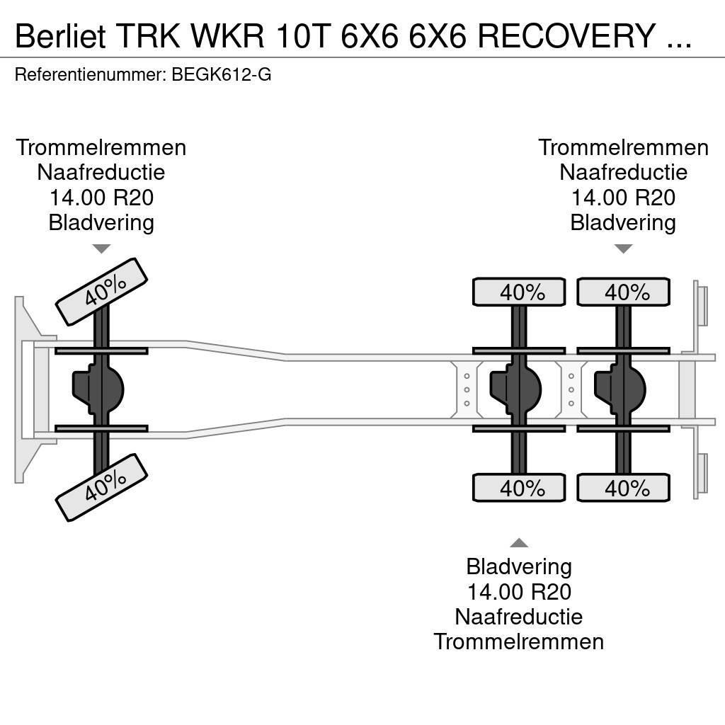 Berliet TRK WKR 10T 6X6 6X6 RECOVERY TRUCK 8589 KM Šleperi za vozila