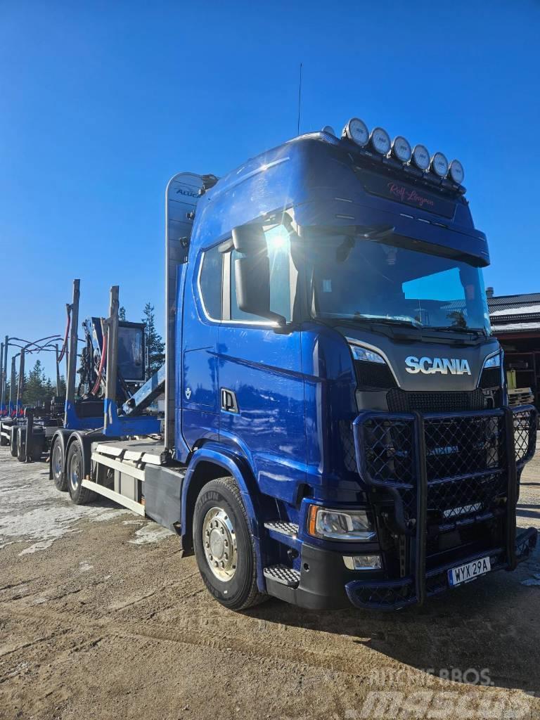 Scania Scania R 580 timmerekipage Kamioni za drva Šticari