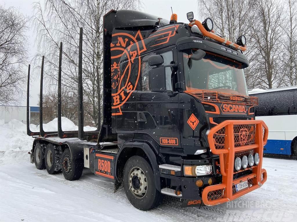 Scania R-serie Rautajouset ja keppivaihteet Kamioni za drva Šticari