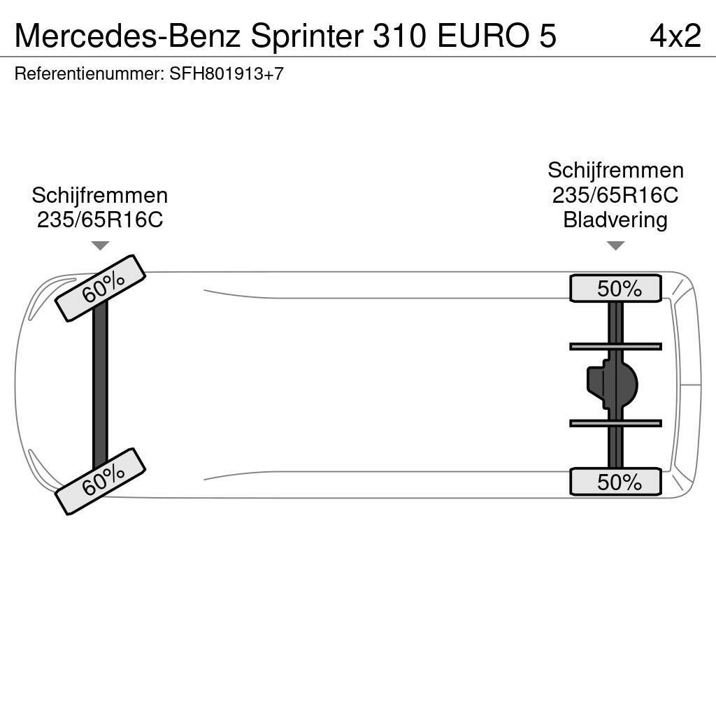Mercedes-Benz Sprinter 310 EURO 5 Sanduk kombiji