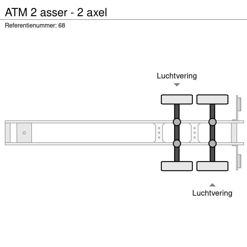 ATM 2 asser - 2 axel Kiper poluprikolice