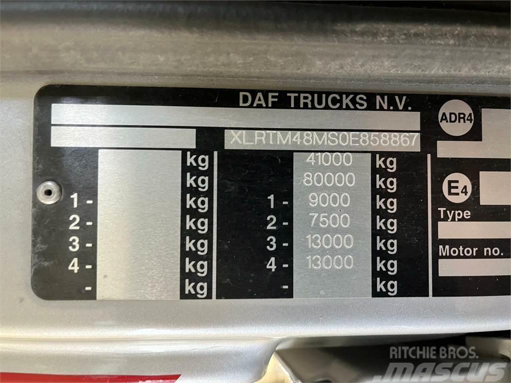 DAF FAM XF105.460 8x4 Trippeli, kippiauto vm.2010 Kiperi kamioni