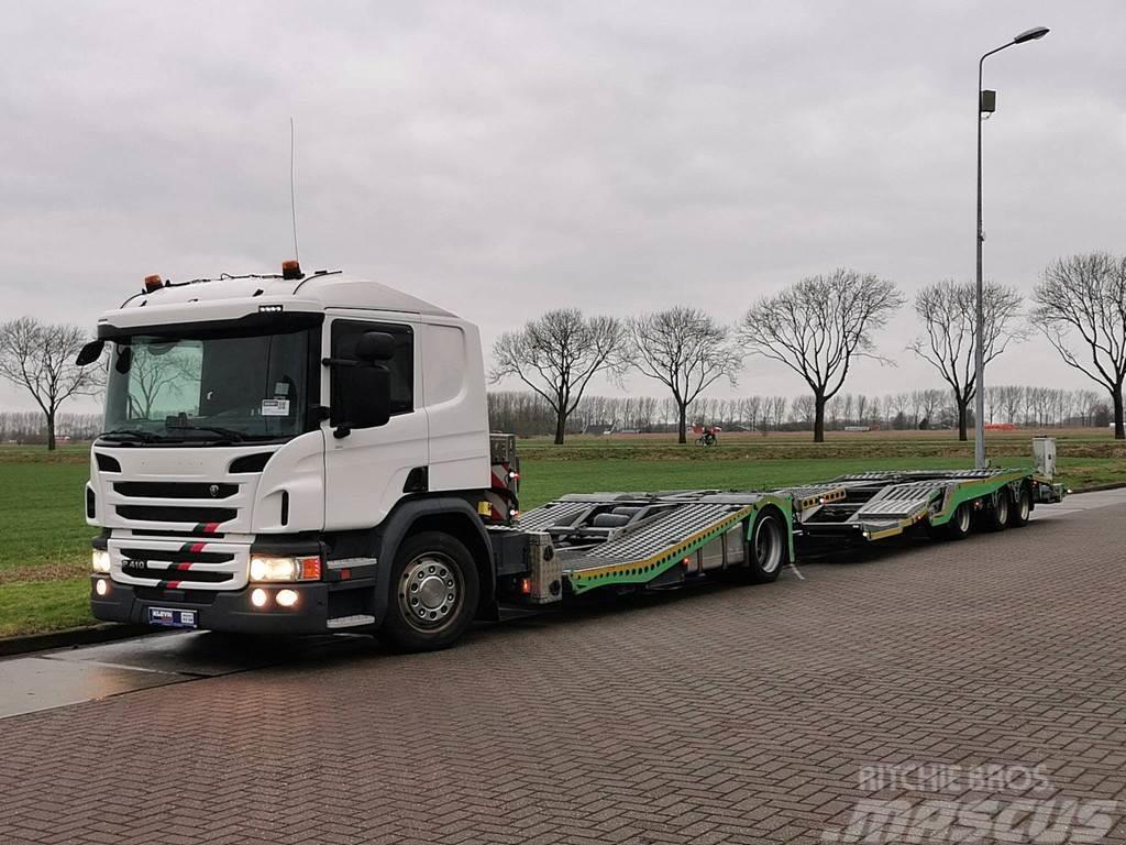 Scania P410 truck transporter Autotransporteri
