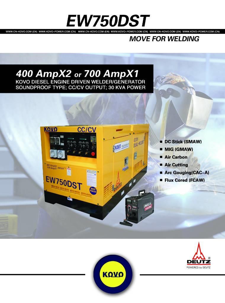 Deutz welder generator EW750DST Aparati za zavarivanje