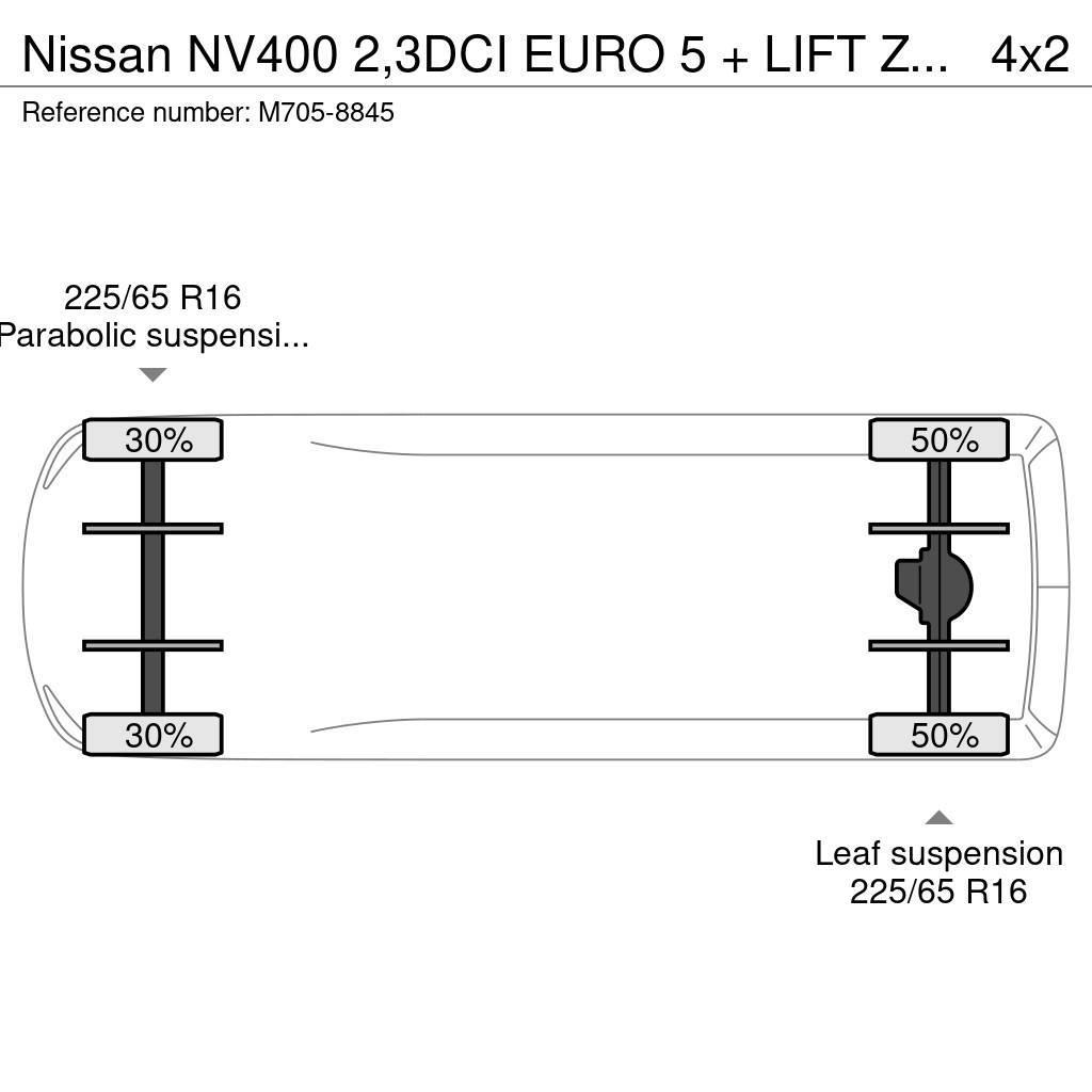 Nissan NV400 2,3DCI EURO 5 + LIFT ZEPRO 750 KG. Ostalo