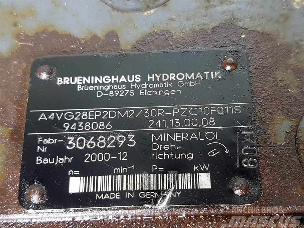 Brueninghaus Hydromatik A4VG28EP2DM2/30R-R909438086-Drive pump/Fahrpumpe Hidraulika